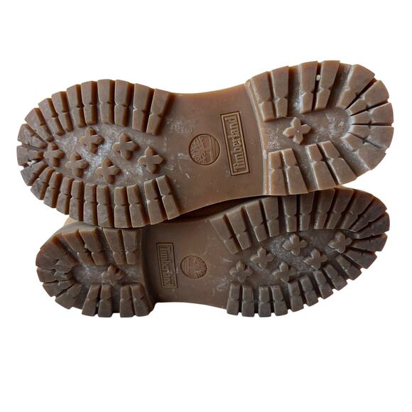 Timberland Boots Tan Yellow Suede Hiking Timberdry Primaloft Women's Size 9 - Picture 9 of 10